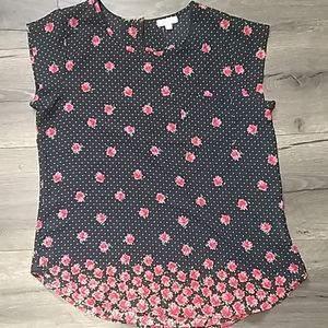 🌹Lily White rose blouse